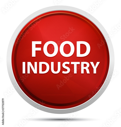 Free Download Food Industry Promo Red Round Button - GFXLoad
