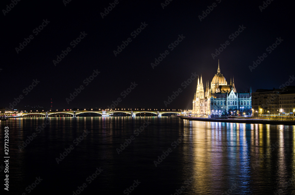 Hungarian Parliament Building, also known as the Parliament of Budapest. One of Europe's oldest legislative buildings.