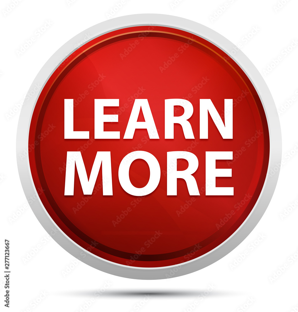 Learn More Promo Red Round Button Learn More Promo Red Round Button