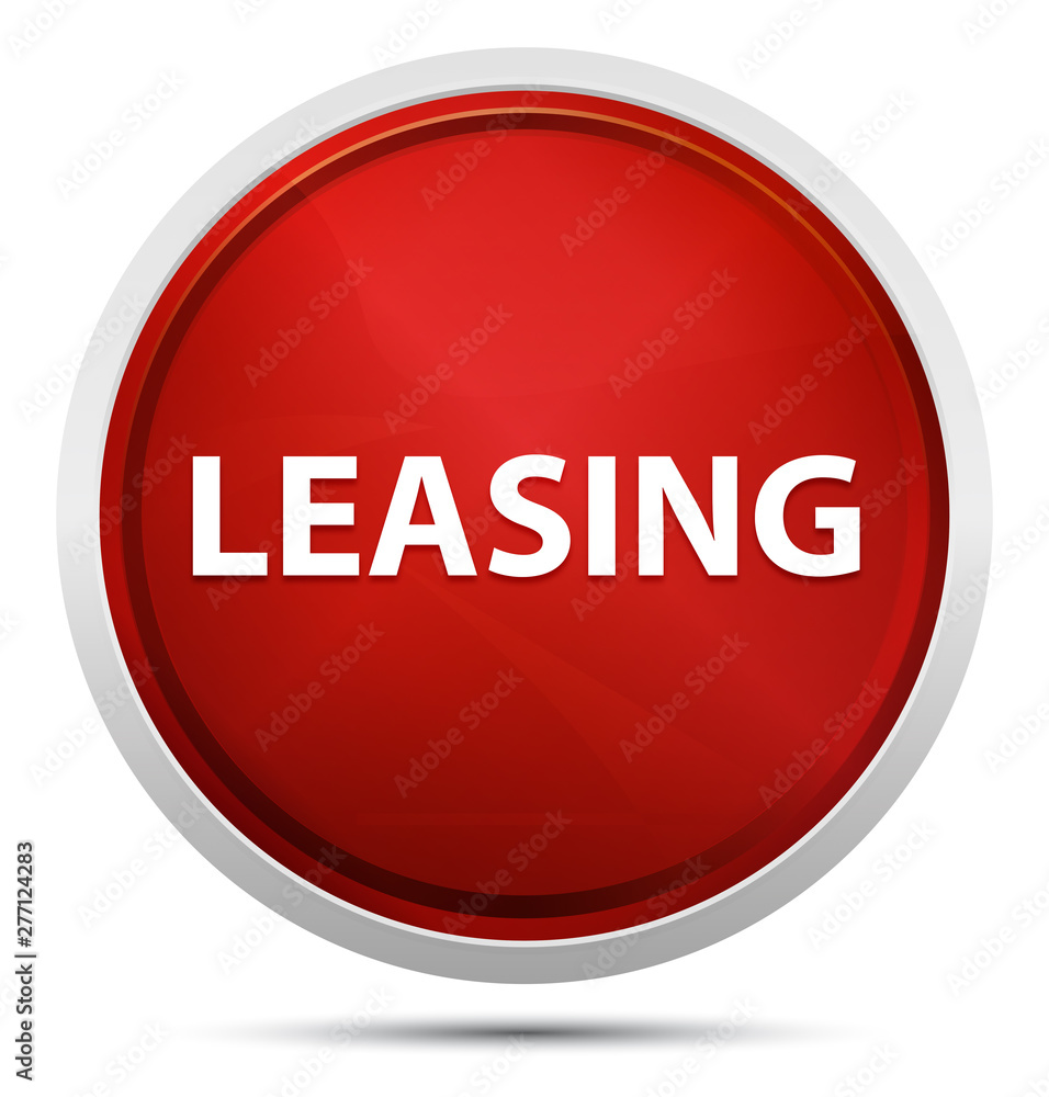 Leasing Promo Red Round Button Leasing Promo Red Round Button