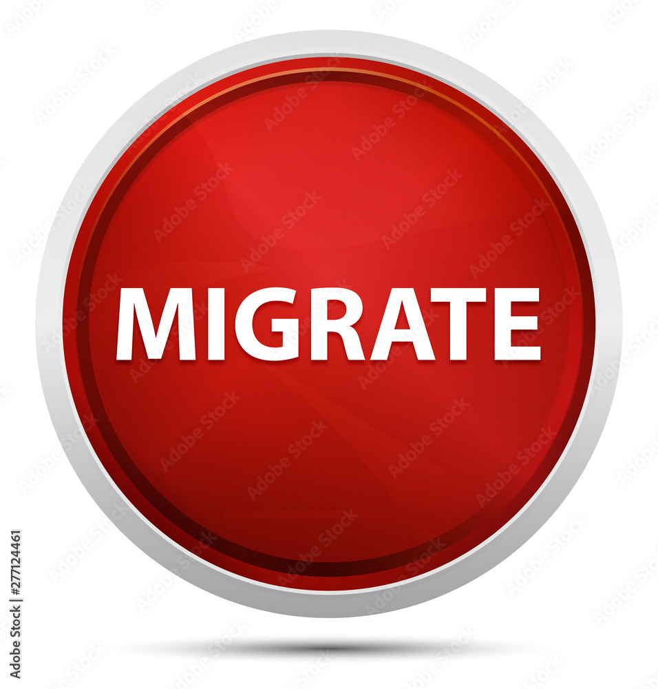 Migrate Promo Red Round Button Migrate Promo Red Round Button
