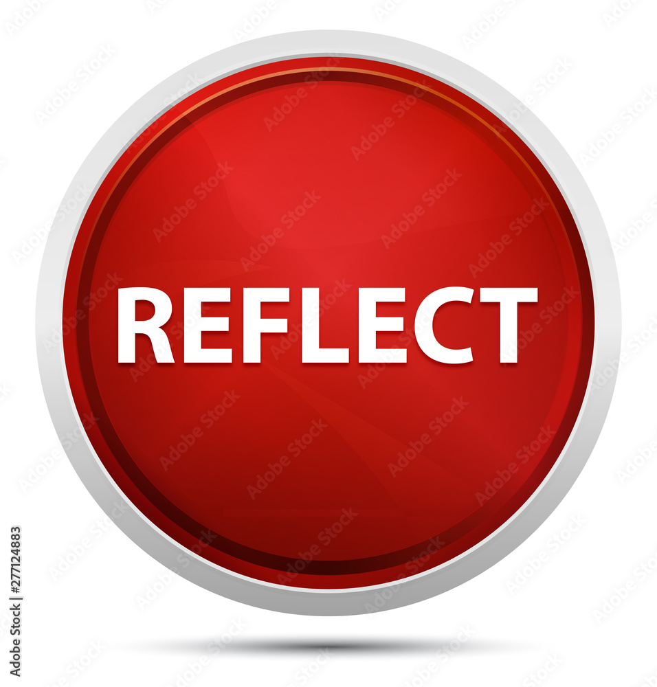 Reflect Promo Red Round Button