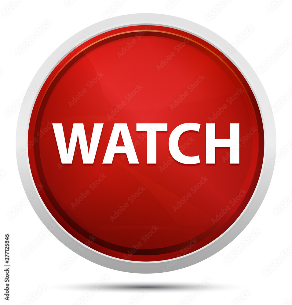 Watch Promo Red Round Button Watch Promo Red Round Button