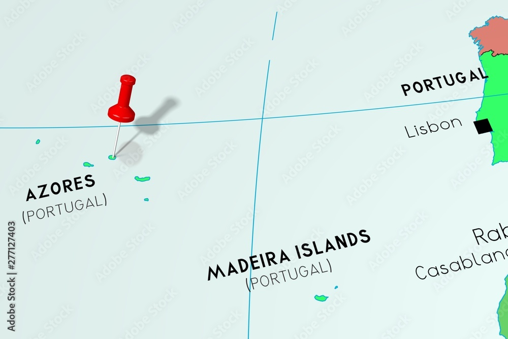 Map of Portugal central area and Madeira/Azores Islands (source: Google