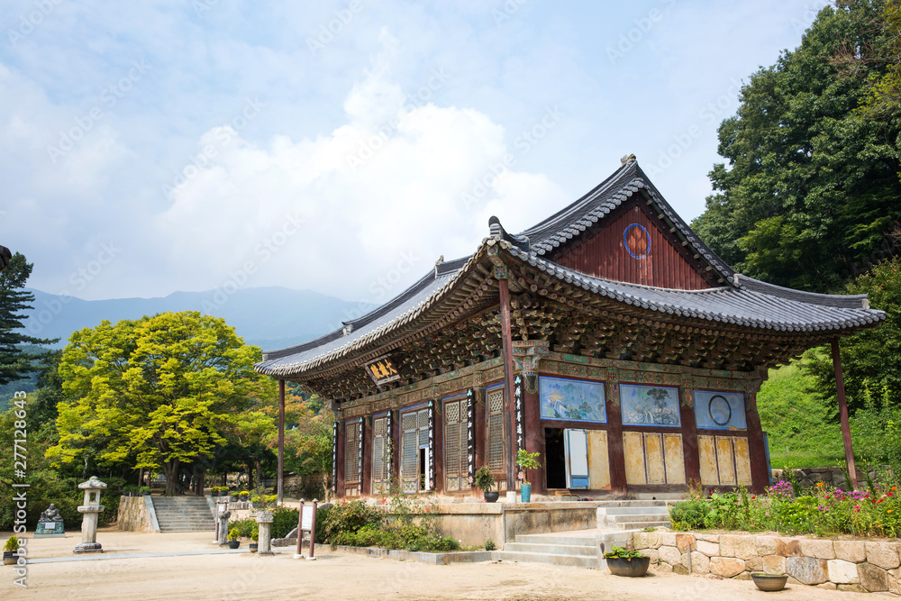 Jikjisa Temple is a famous temple in Gimcheon-si, South Korea. Jikjisa Temple is a famous temple in Gimcheon-si, South Korea.