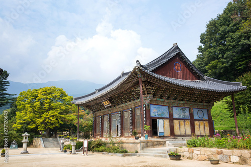 Jikjisa Temple is a famous temple in Gimcheon-si, South Korea. © photo_HYANG