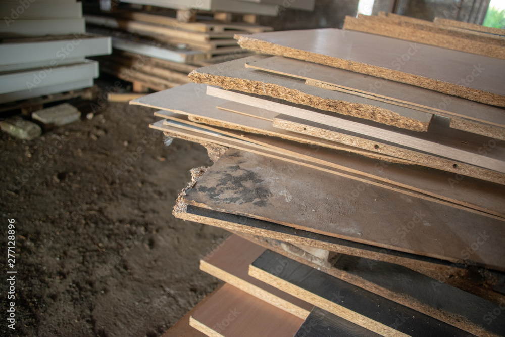 Taking photographs of wood plywood, used for making pellets Taking photographs of wood plywood, used for making pellets