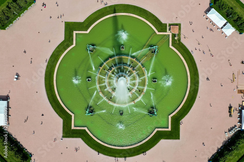 Принти на полотні Buckingham Fountain in Chicago - Birdseye View