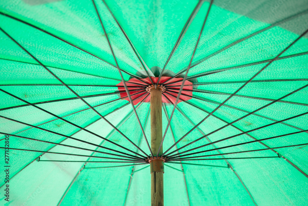 Under the green umbrella texture background Under the green umbrella texture background