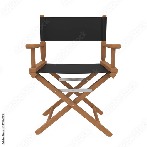 Movie Director Chair Isolated