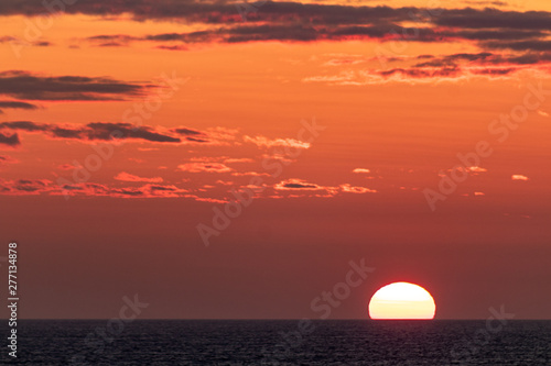 sunset over the sea © DeAnna