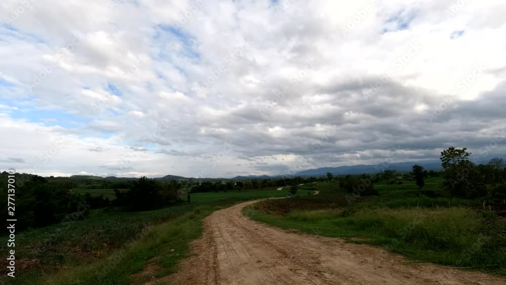 road in the field road in the field