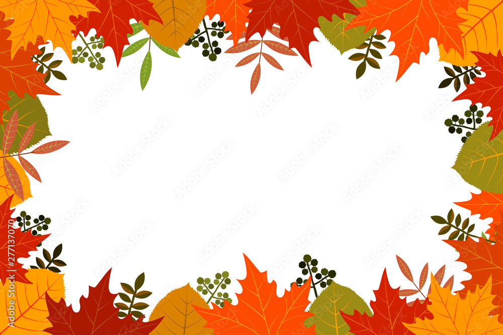 Autumn leaves with place for your text Autumn leaves with place for your text