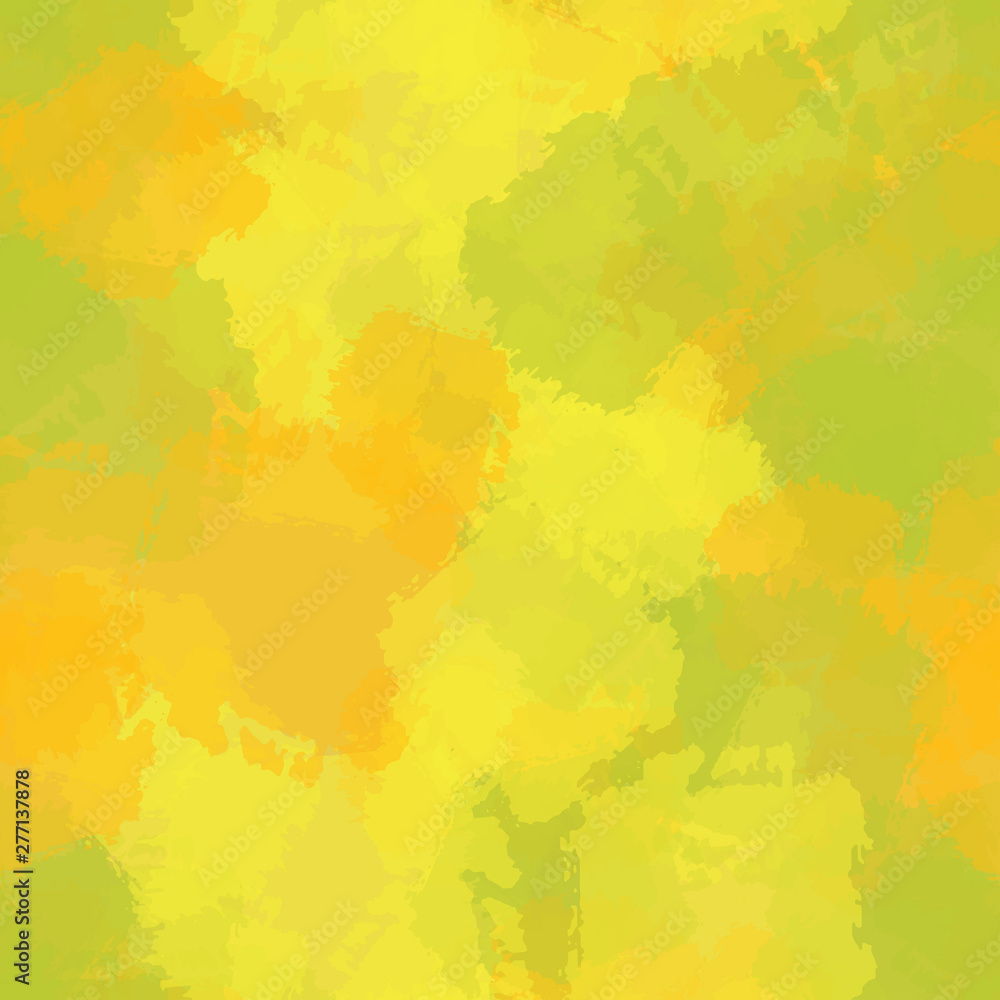 Seamless abstract vector watercolor background yellow.