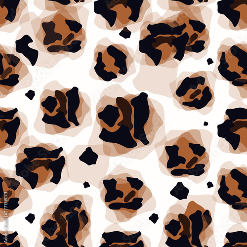 Vector Illustration Art of Leopard Panther Panthera Pardus Linnaeus Skin Pelt for Background, Backdrop or Wallpaper.