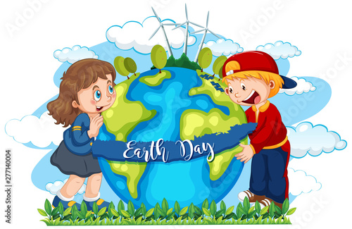 An earth day icon