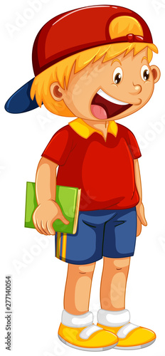 A cute boy character