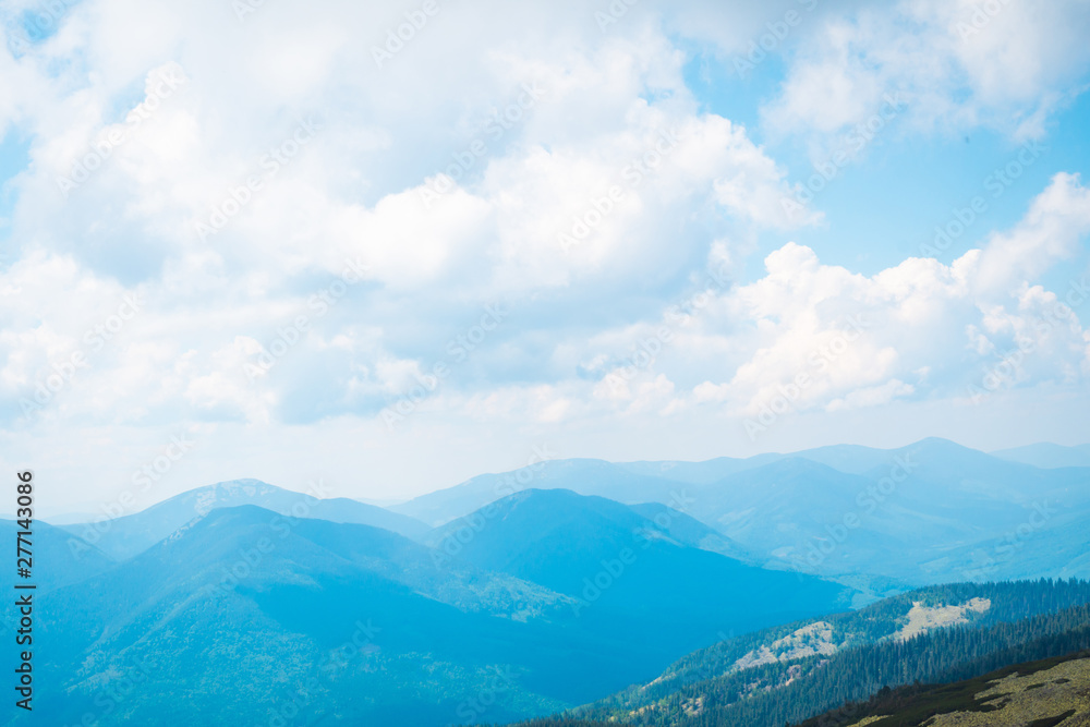 Fototapeta premium mountain hills beautiful mountain landscape