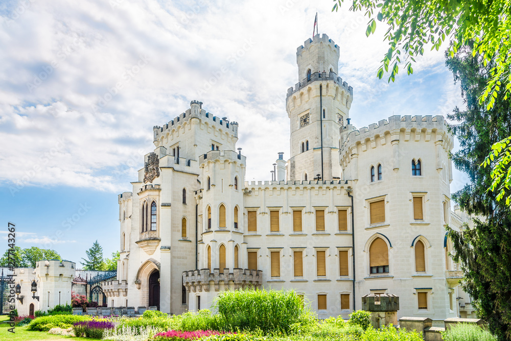 Fototapeta premium View at the Castle Hluboka in Czech Republic