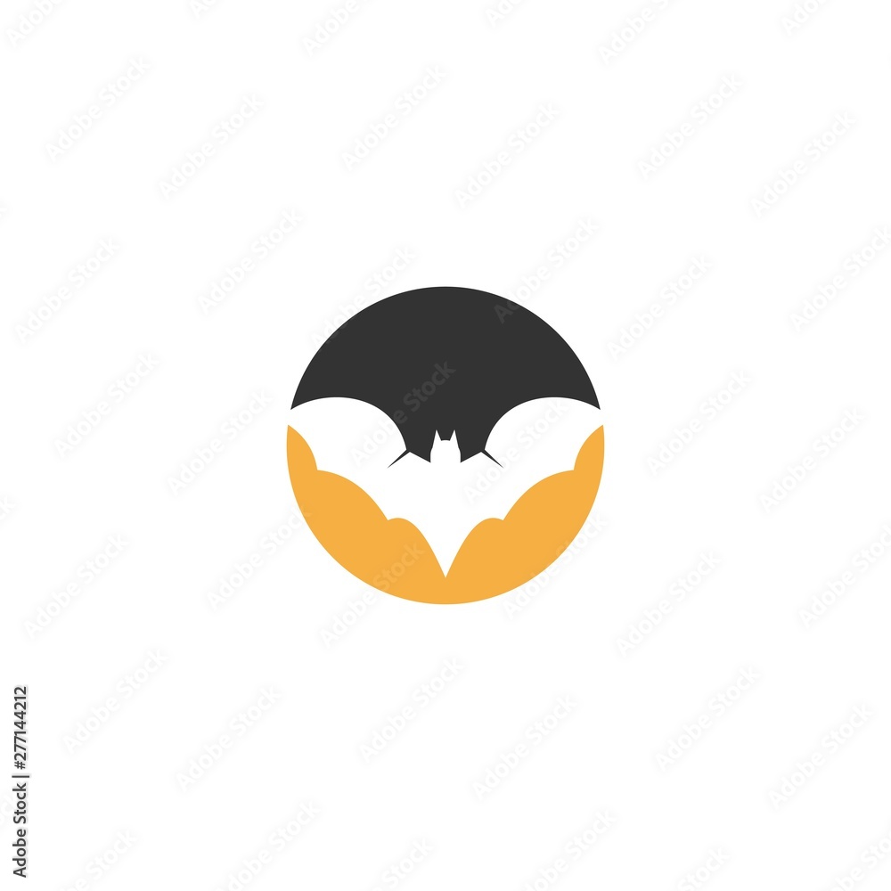 Bat logo template design vector Bat logo template design vector