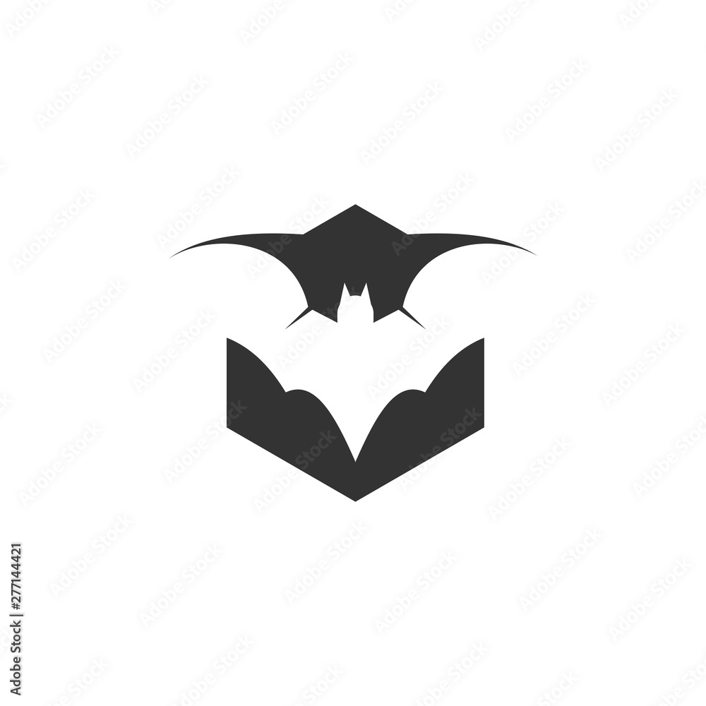 Fototapeta premium Bat logo template design vector