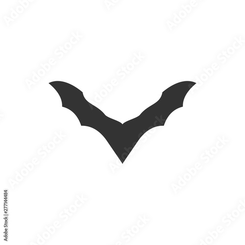 Bat logo template design vector