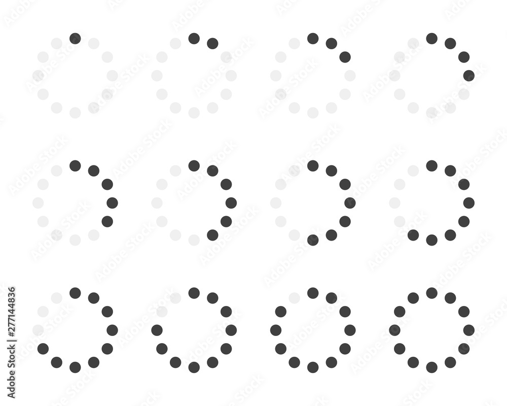 Loading icon. Load set. Upload icons. Loading bar. Loader set. Vector Loading icon. Load set. Upload icons. Loading bar. Loader set. Vector