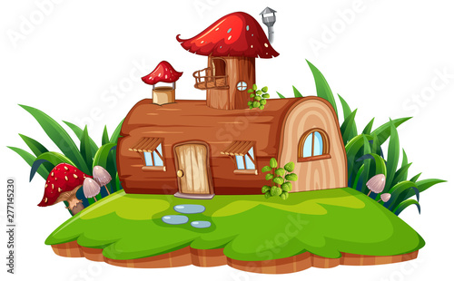 An isolated fantasy house