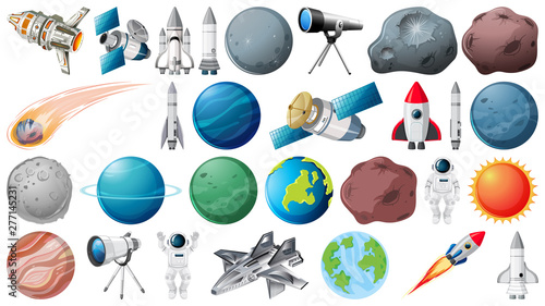 Set of space element