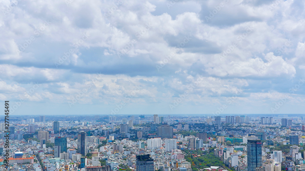 Cityscape of Saigon, Ho Chi Minh City