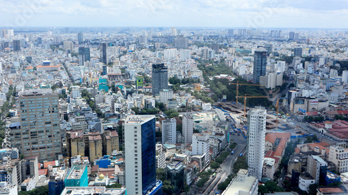 Cityscape of Saigon, Ho Chi Minh City © slyellow