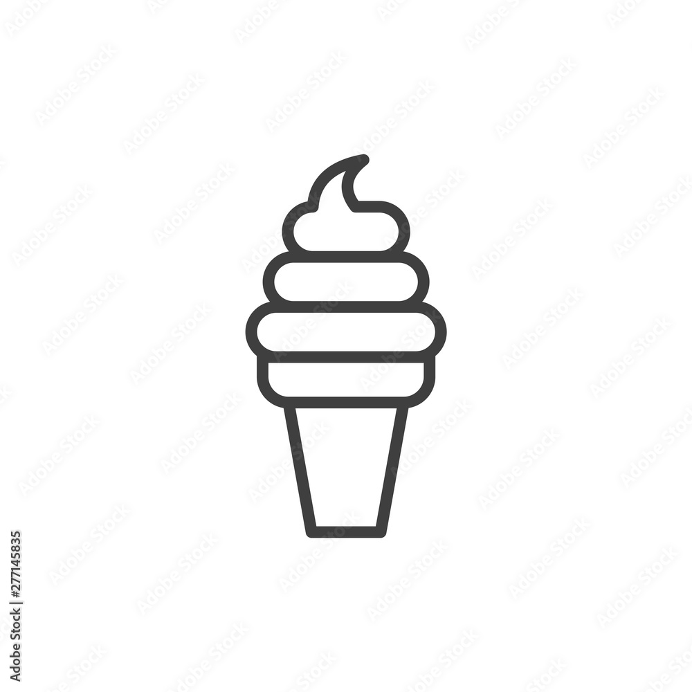 Ice Cream icon template black color editable. Ice Cream symbol vector sign isolated on white background. Simple logo vector illustration for graphic and web design. Ice Cream icon template black color editable. Ice Cream symbol vector sign isolated on white background. Simple logo vector illustration for graphic and web design.