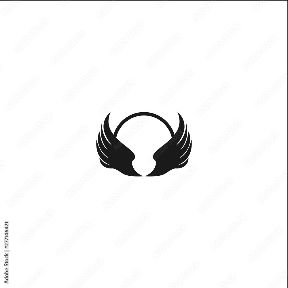 wing logo template design vector wing logo template design vector