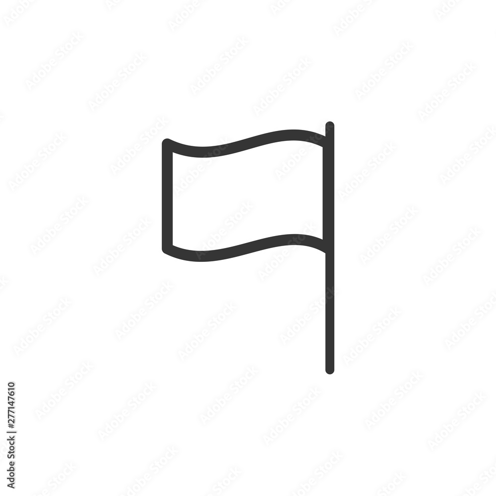 Flag icon template black color editable. Flag symbol vector sign isolated on white background. Simple logo vector illustration for graphic and web design. Flag icon template black color editable. Flag symbol vector sign isolated on white background. Simple logo vector illustration for graphic and web design.