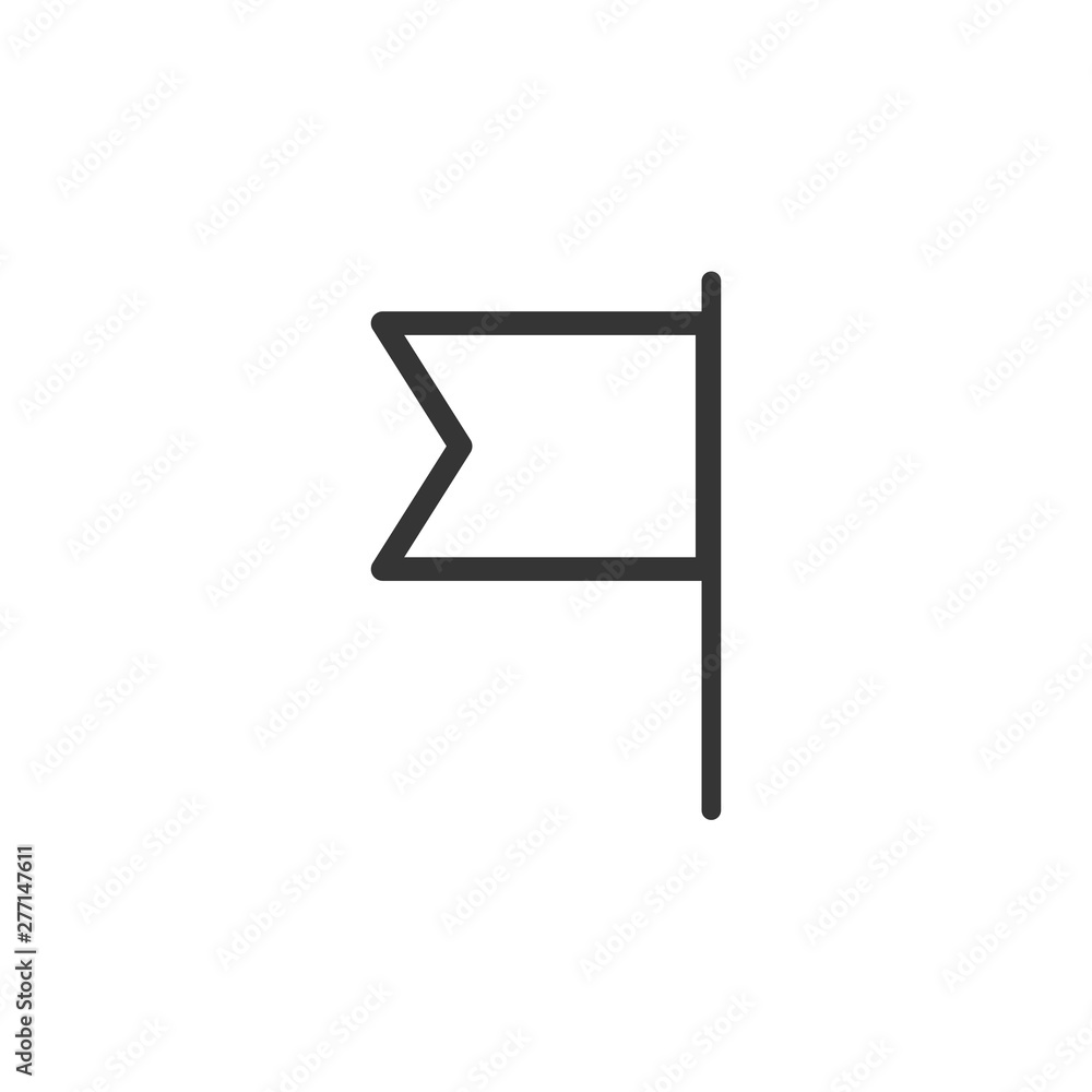 Flag icon template black color editable. Flag symbol vector sign isolated on white background. Simple logo vector illustration for graphic and web design. Flag icon template black color editable. Flag symbol vector sign isolated on white background. Simple logo vector illustration for graphic and web design.