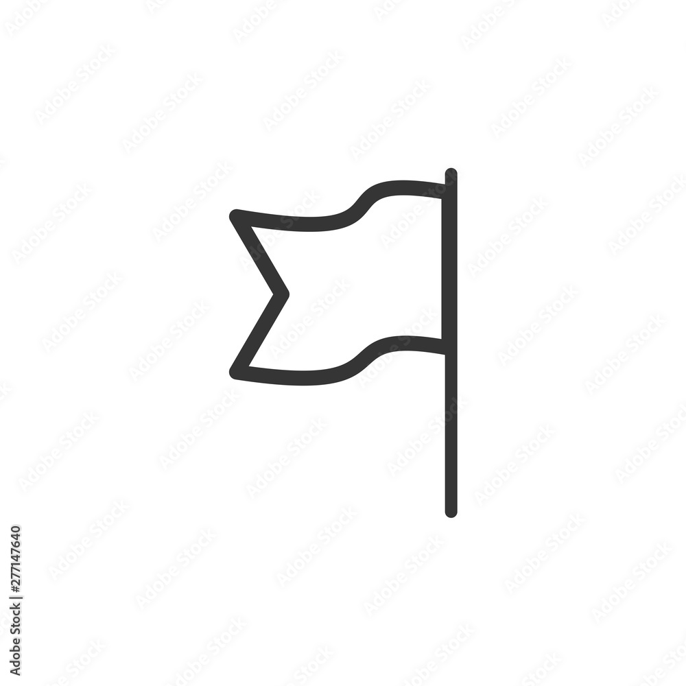 Flag icon template black color editable. Flag symbol vector sign isolated on white background. Simple logo vector illustration for graphic and web design. Flag icon template black color editable. Flag symbol vector sign isolated on white background. Simple logo vector illustration for graphic and web design.
