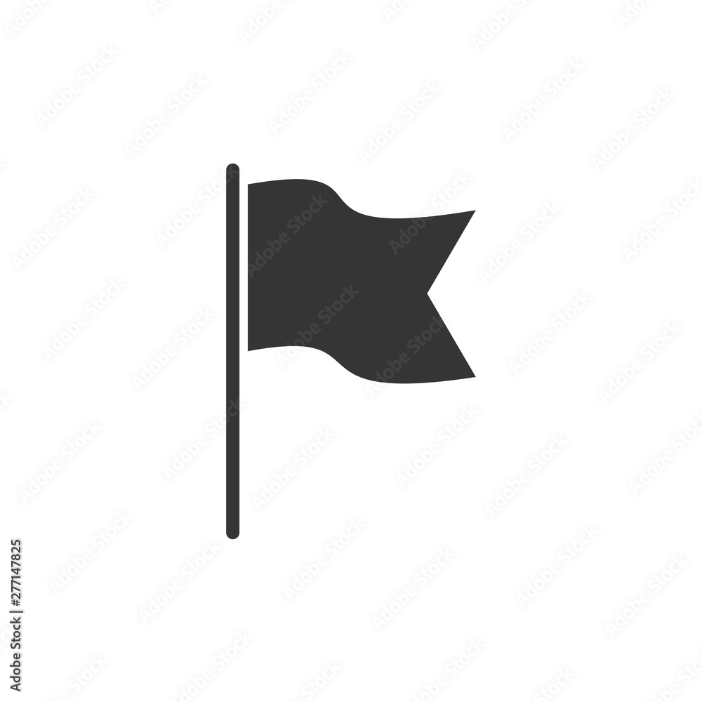 Flag icon template black color editable. Flag symbol vector sign isolated on white background. Simple logo vector illustration for graphic and web design. Flag icon template black color editable. Flag symbol vector sign isolated on white background. Simple logo vector illustration for graphic and web design.