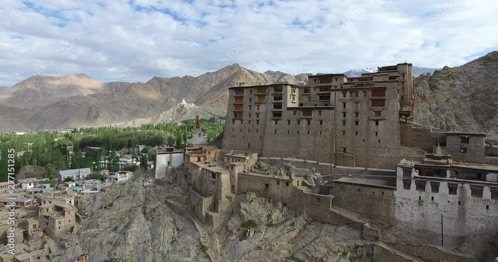 Leh Palace is a former royal palace overlooking the Ladakhi Himalayan town of Leh. A precursor to the Potala Palace in Lhasa, Tibet, the palace was built by King Sengge Namgyal in the 16th century. Leh Palace is a former royal palace overlooking the Ladakhi Himalayan town of Leh. A precursor to the Potala Palace in Lhasa, Tibet, the palace was built by King Sengge Namgyal in the 16th century.