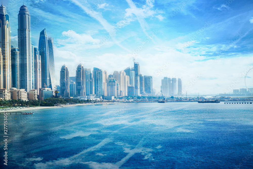 Fotografia do Stock Dubai, UAE United Arabs Emirates. City of