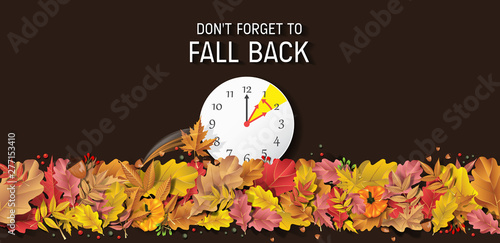 Day Light Savings Time End - Don't Forget To Fall Back.