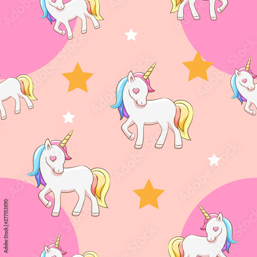 unicorn vector pattern graphic design