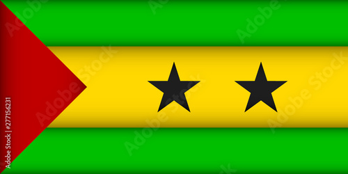 Flag of Sao Tome and Principe.
