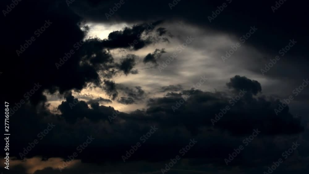 Evening Dramatic Clouds over Berlin and Brandenburg of August 28, 2016, Germany Evening Dramatic Clouds over Berlin and Brandenburg of August 28, 2016, Germany
