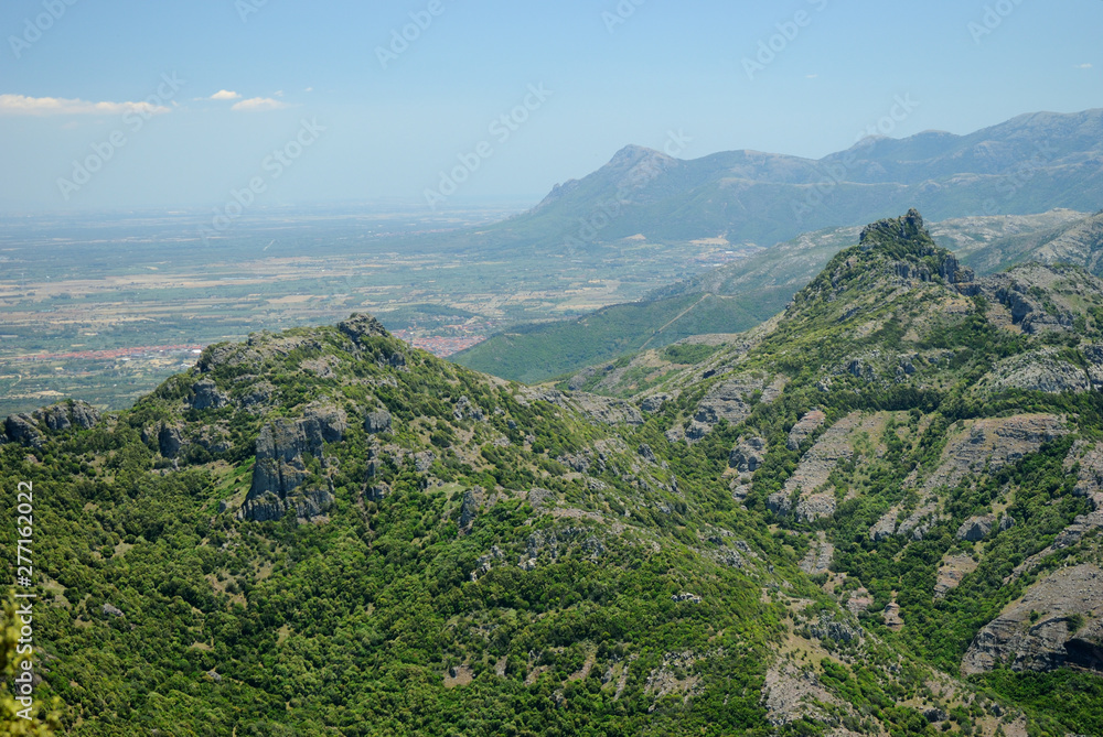 Monte Maiori e Punta Pubusinu viste da Monte Arcuentu