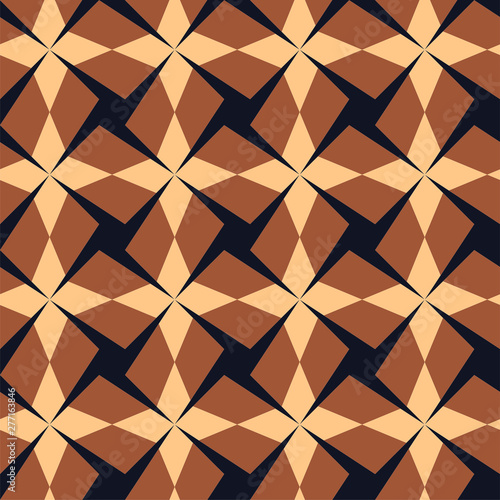 Arabic seamless ornament. Islamic geometric background. Eps 10 illustration.