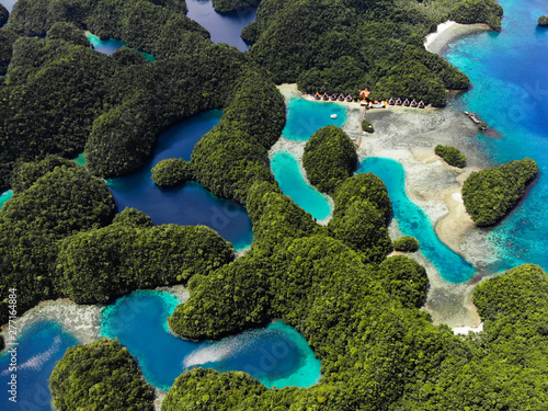 Aerial View - Sohoton Cove, Siargao - The Philippines photo