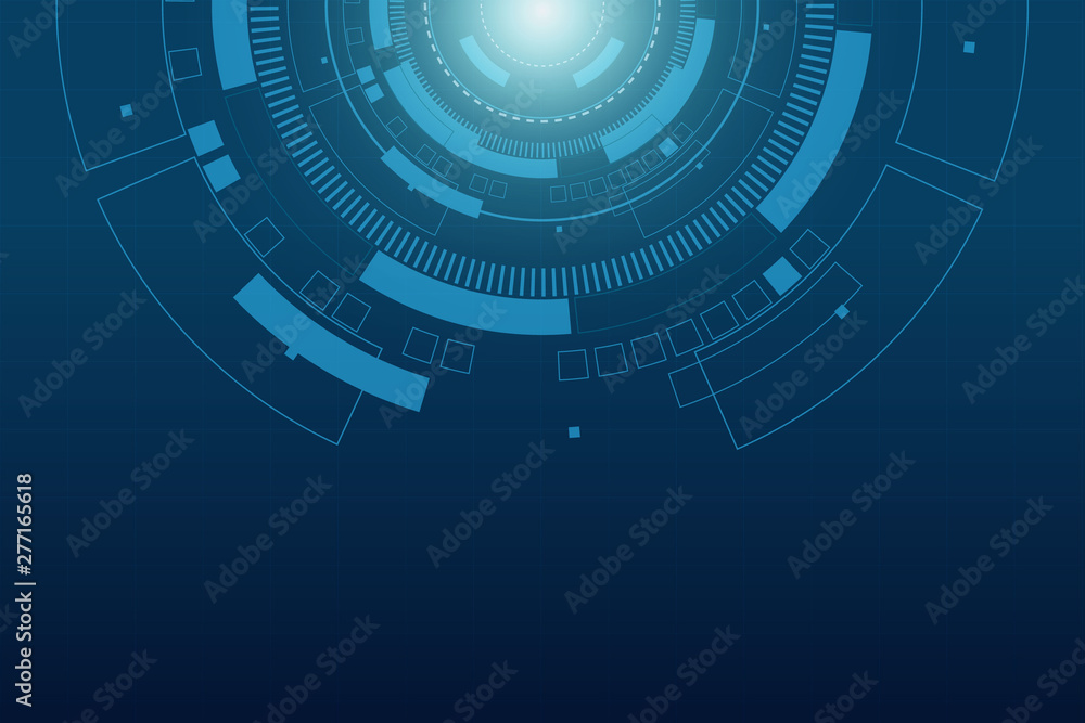 Sci fi futuristic user interface, HUD, Technology abstract background , Vector illustration. Sci fi futuristic user interface, HUD, Technology abstract background , Vector illustration.