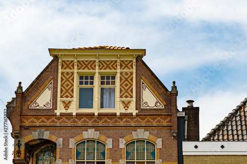decorative gable house in Kampen, The Netherlands