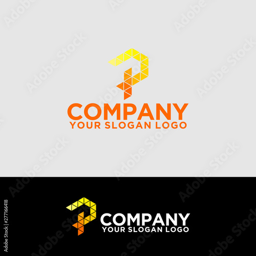 logo with a triangular base that becomes one becomes one of the letters