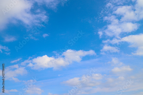 Cloudy blue sky insunny day.